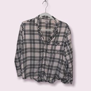 2091 Victoria’s Secret Button Down Pajama Sleep Top Size XS